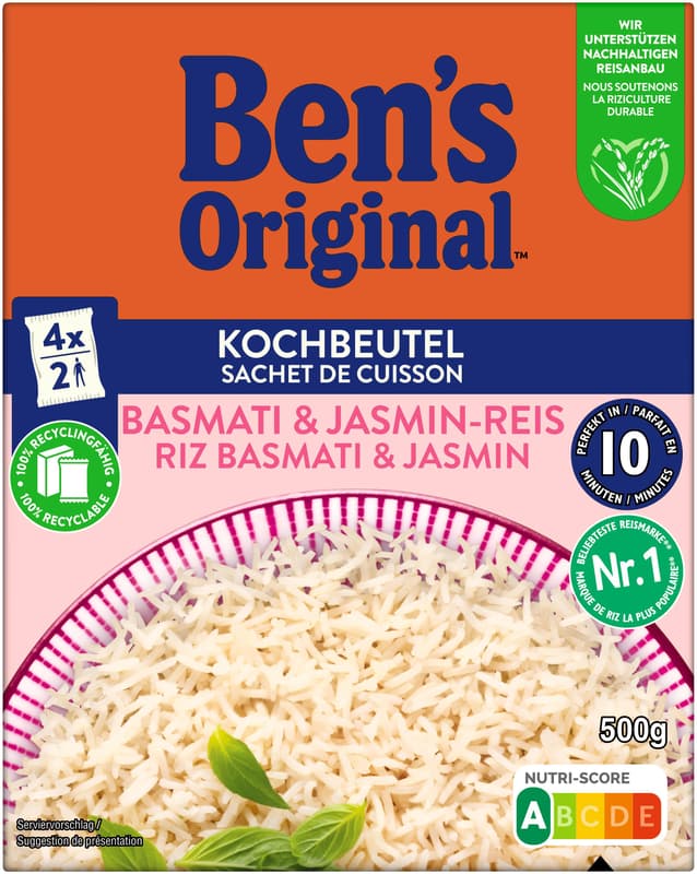 Ben's Original Kochbeutel Basmati & Jasminreis