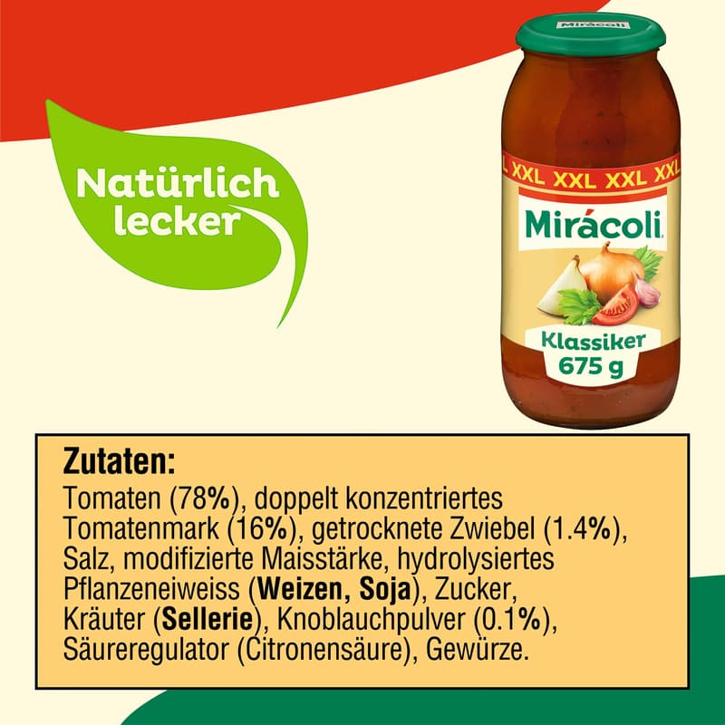 Miracoli Pasta Sauce Klassiker