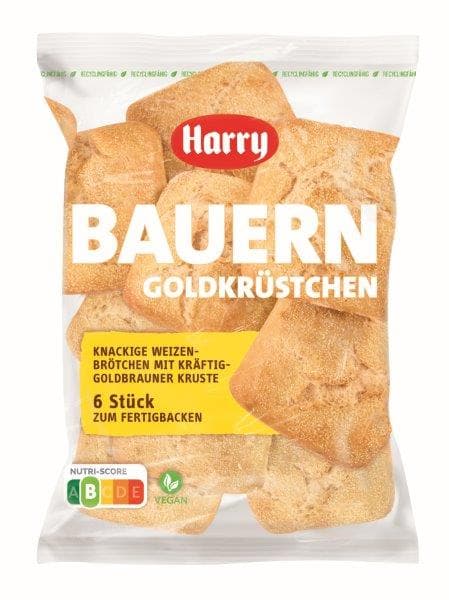 Harry Bauern Goldkrüstchen zum Aufbacken 6 Stück