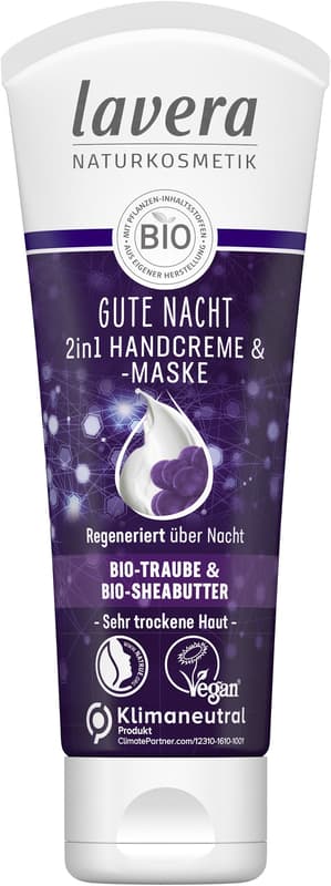 lavera Gute Nacht 2in1 Handcreme & -maske