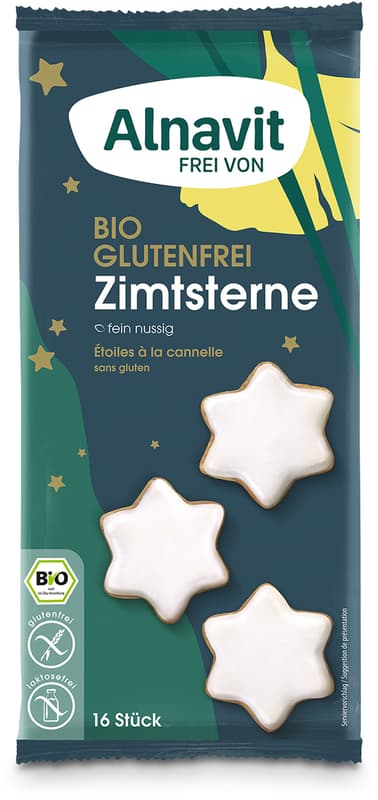 Alnavit BIO Zimtsterne glutenfrei