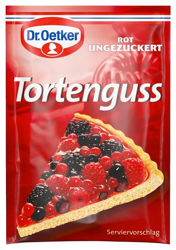 Dr. Oetker cake glaze red 3 pcs.