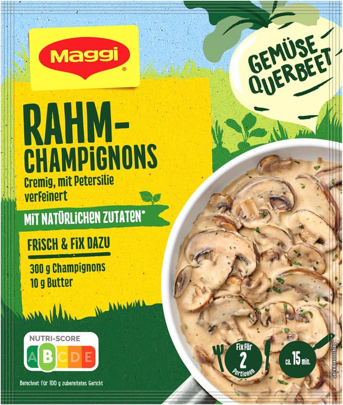 Maggi Fix for creamed mushrooms