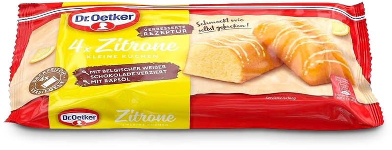 Dr. Oetker Ready Made Small Lemon Cakes 4pcs.