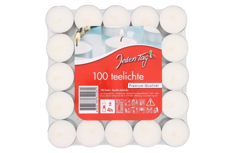 Jeden Tag Teelichter 100 St.