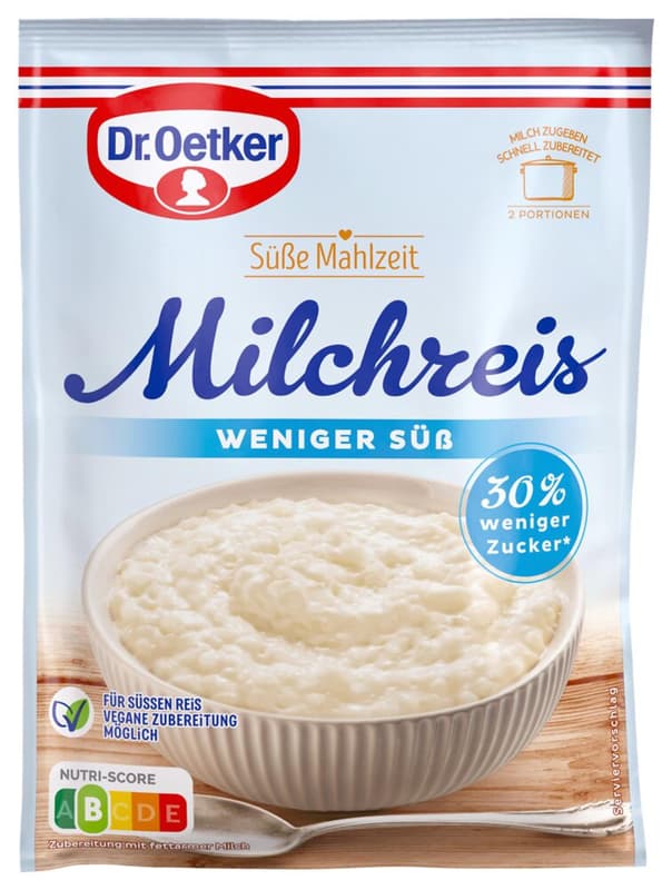 Dr. Oetker Rice Pudding less sweet