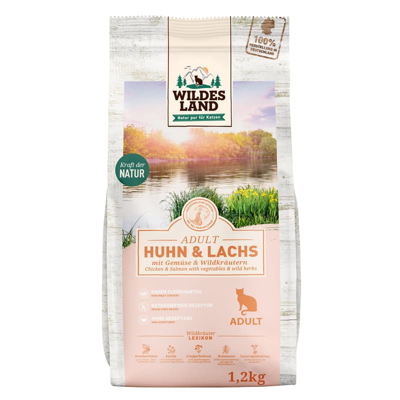 Wildes Land Huhn und Lachs