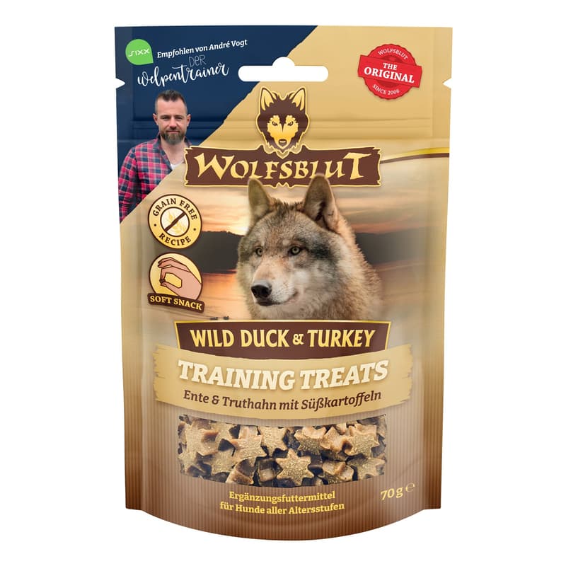 Training Treats Game Duck & Turkey 70g