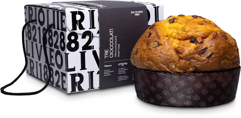 Olivieri 1882 Panettone Tre Cioccolati