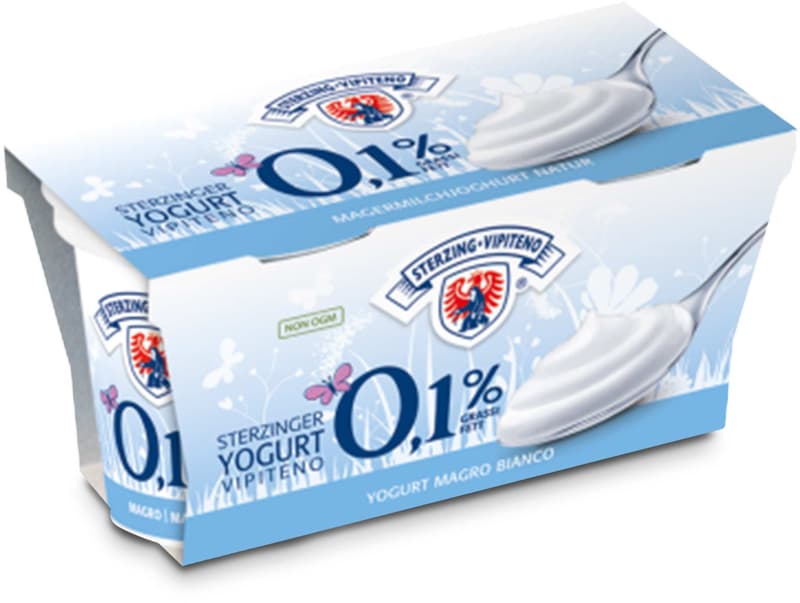 Sterzing Magerjoghurt aus Heumilch Natur 0.1% Fett