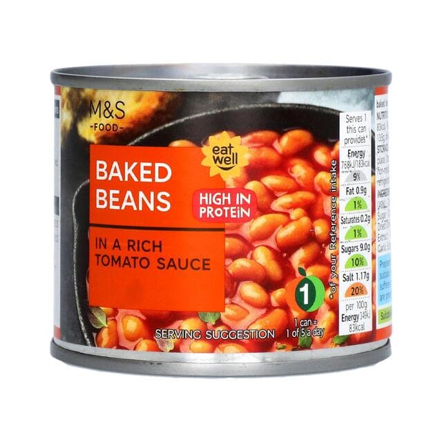 Marks & Spencer Canned Baked Beans Small
