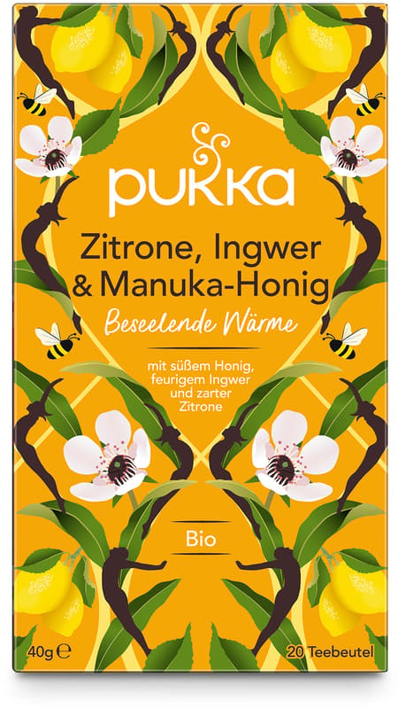 Pukka BIO Lemon, Ginger & Manuka Honey