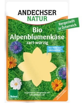Andechser BIO Alpenblumenkäse in Scheiben 50%