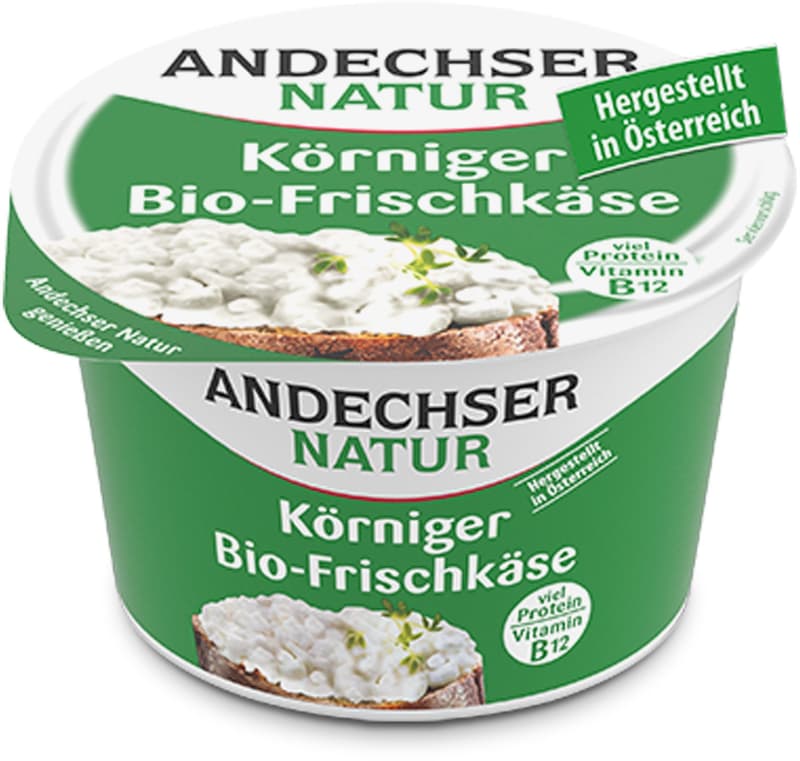 Andechser Organic Grainy Cream Cheese 20%