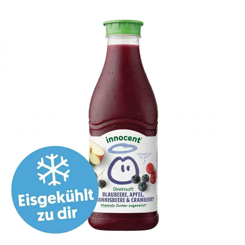Innocent Blaubeere, Apfel, Johannisbeere & Cranberry (EINWEG)