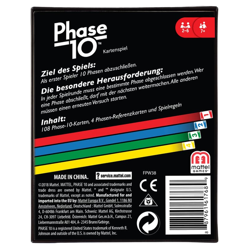 Kartenspiel Phase 10