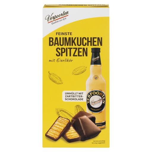 Kuchenmeister Verpoorten feinste Baumkuchenspitzen Eierlikör
