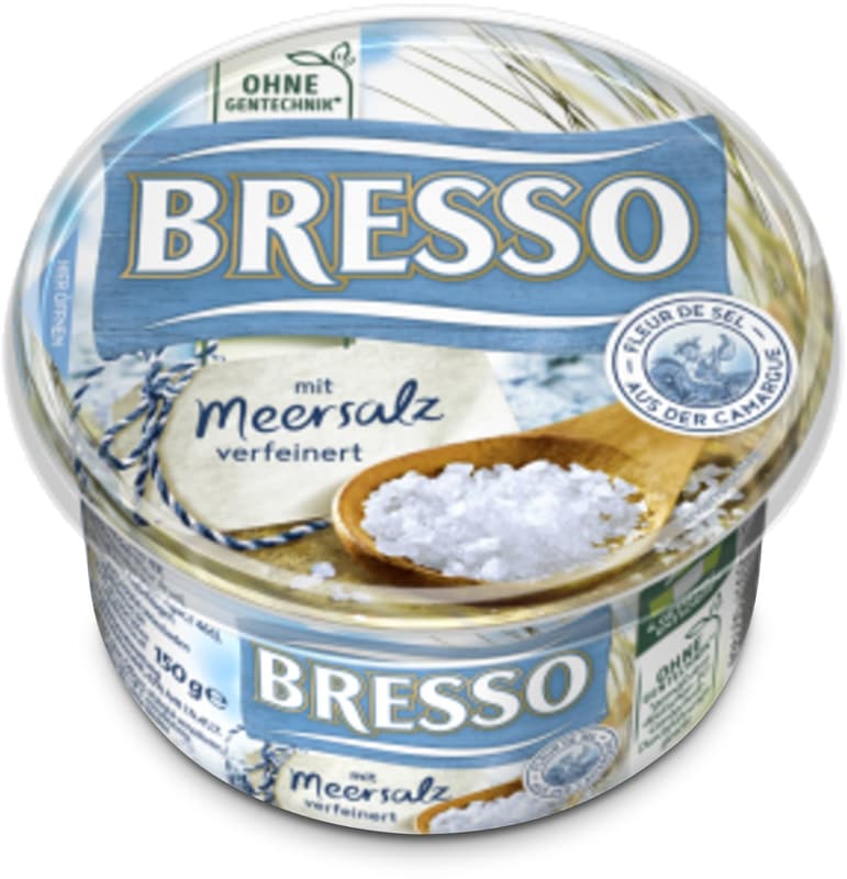 Bresso Frischkäse Meersalz