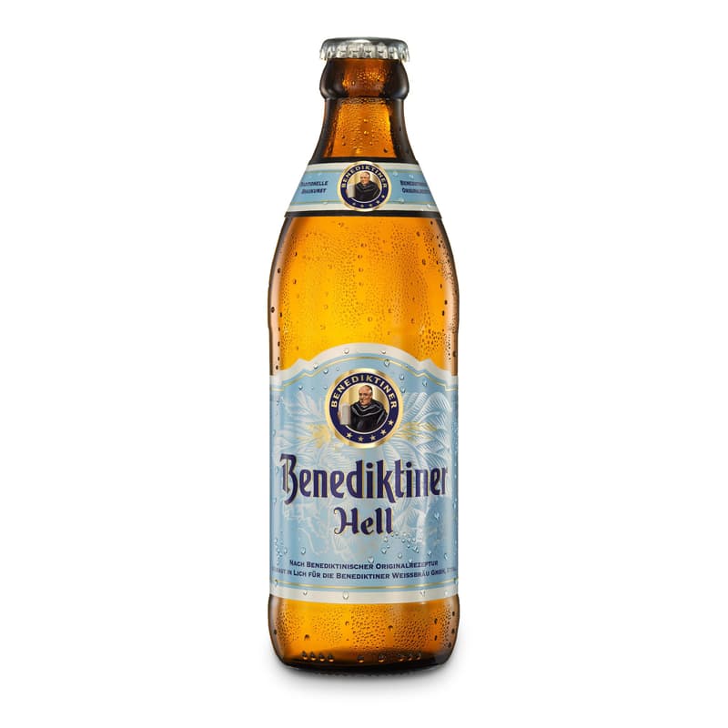 Benediktiner Hell Lagerbier 6x0,33 l (MEHRWEG)