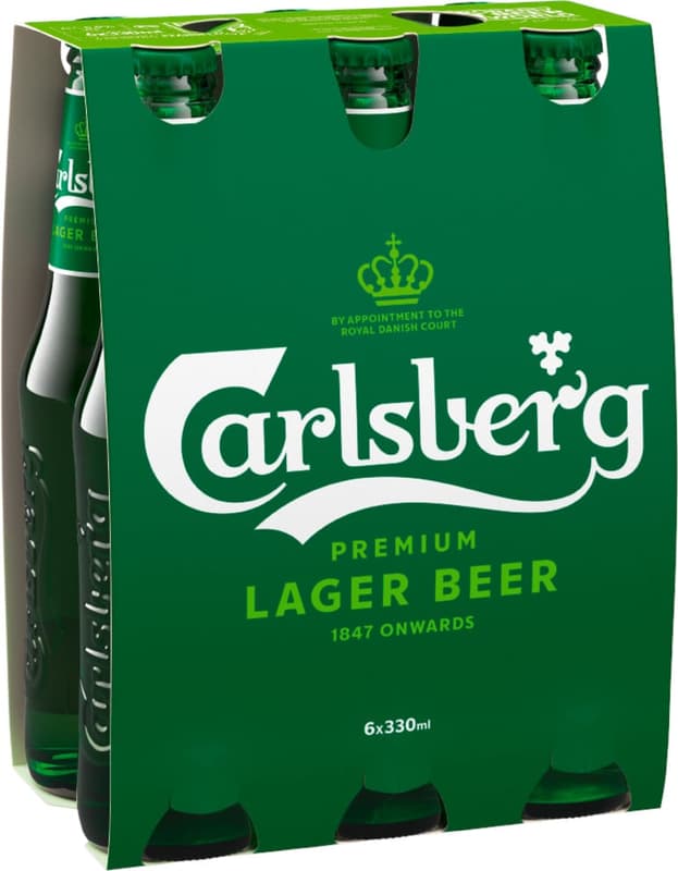 Carlsberg Premium Lager 6 x 0.33 l (refillable)