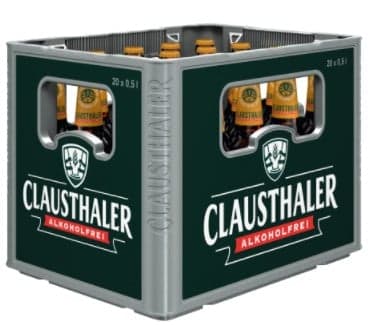 Clausthaler Extra Herb Alkoholfrei case 20x0,5 l (MOREWEG)