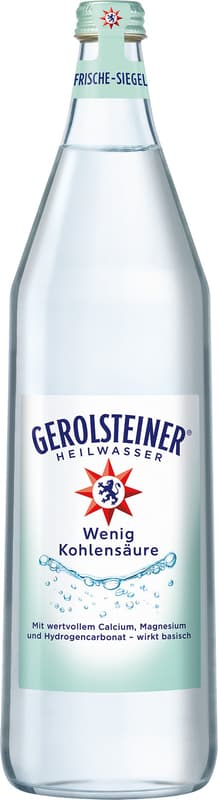 Gerolsteiner Heilwasser wenig Kohlensäure Kiste 6x1,0 l Glas (MEHRWEG)
