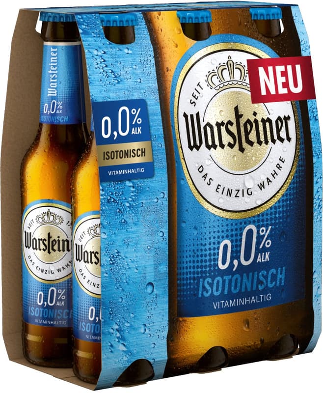 Warsteiner Pils 0,0% Non-alcoholic 6x0,33 l (MOREWEG)