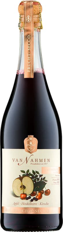 Van Nahmen Fruchtsecco Apple Blueberry Cherry non-alcoholic