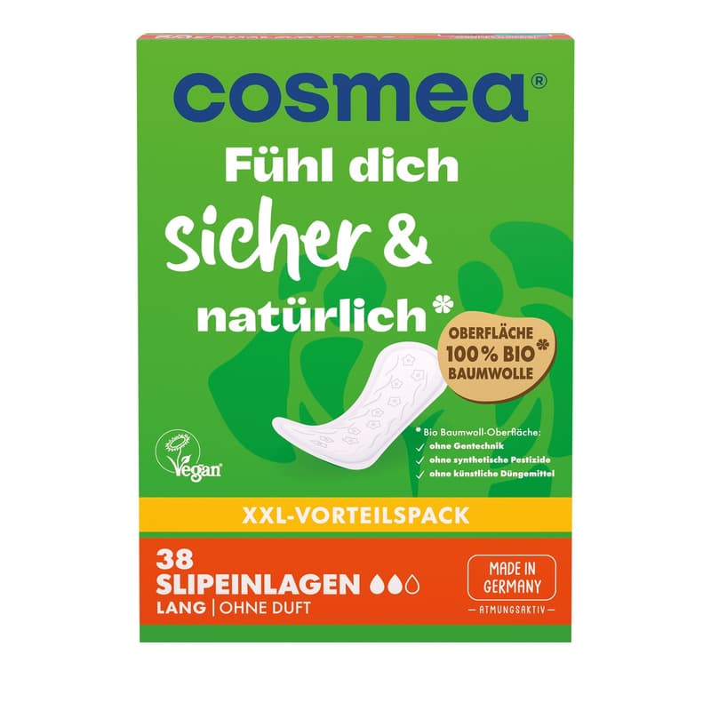Cosmea Bio & Vegan Slipeinlagen lang