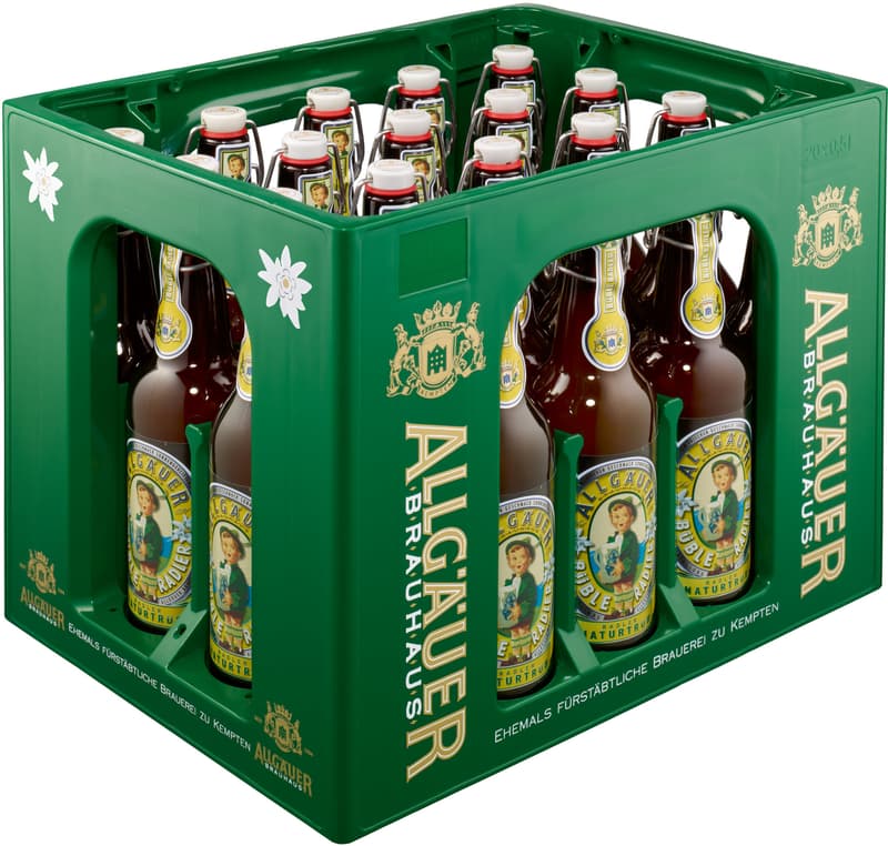 Allgäuer Büble Radler Naturtrüb Kiste 20x0,5 l (MEHRWEG)
