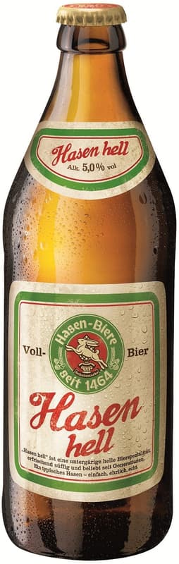 Hasen Bräu Hasen Hell Box 20x0.5 l (REFILLABLE)