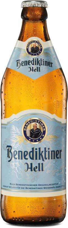Benediktiner Hell Lager Beer Crate 20x0.5 l (REFILLABLE)