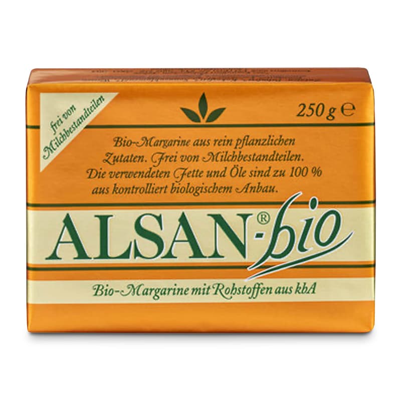 Alsan organic margarine