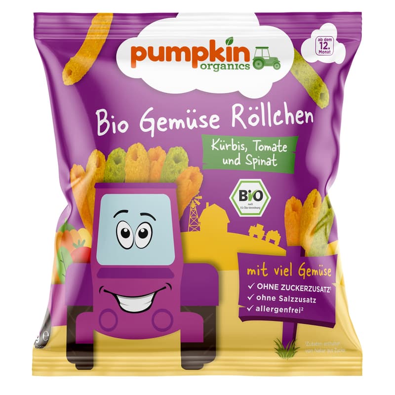 Pumpkin Organics BIO Gemüse Röllchen