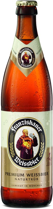 Franziskaner Hefe-Weissbier Naturtrüb Kiste 20x0,5 l (MEHRWEG)
