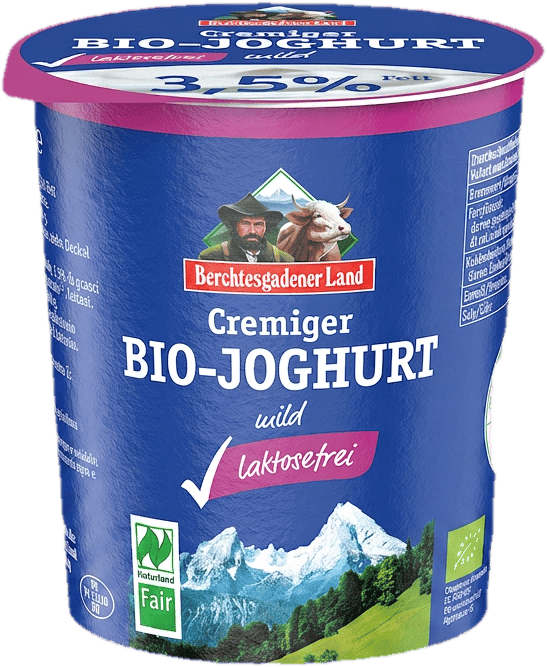 Berchtesgadener Land BIO NL-Fair Bioghurt laktosefrei 3,5 % Fett