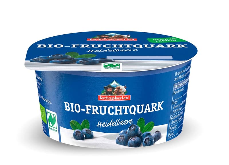 Berchtesgadener Land BIO NL Fruchtquark Heidelbeere 20 % Fett