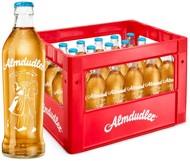 Almdudler Zuckerfrei Kiste 24x0,35l (MEHRWEG)