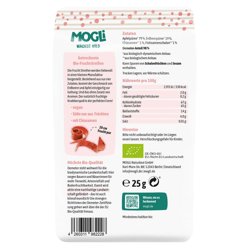 Mogli Demeter Strawberry Strips