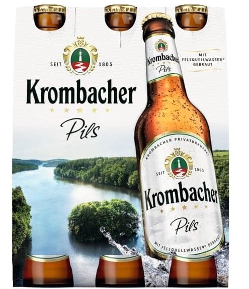Krombacher Pils 6x0.33 l (refillable)