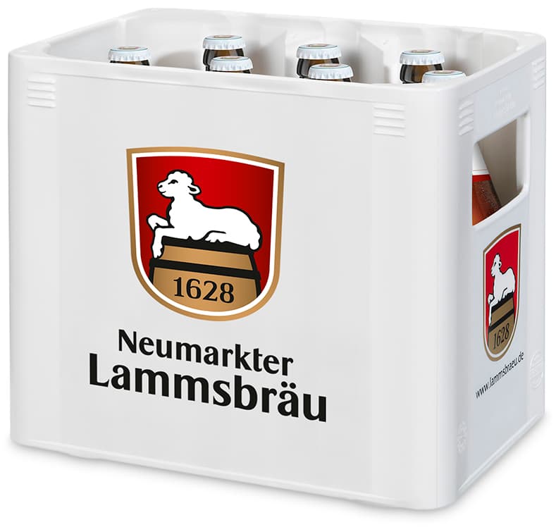 Lammsbräu BIO Dunkle Weisse non-alcoholic crate 10x0,5 l (MOREWEG)