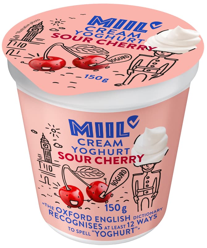 Miil fruit yoghurt sour cherry 10%