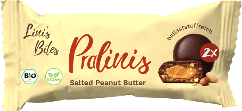Lini's Bites BIO Salted Peanut Butter Pralinis glutenfrei