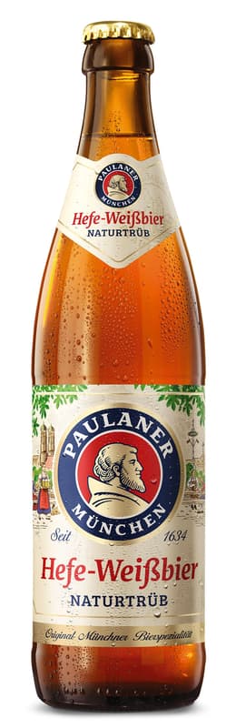 Paulaner Hefe-Weißbier Naturtrüb crate 20x0,5 l (MOREWEG)
