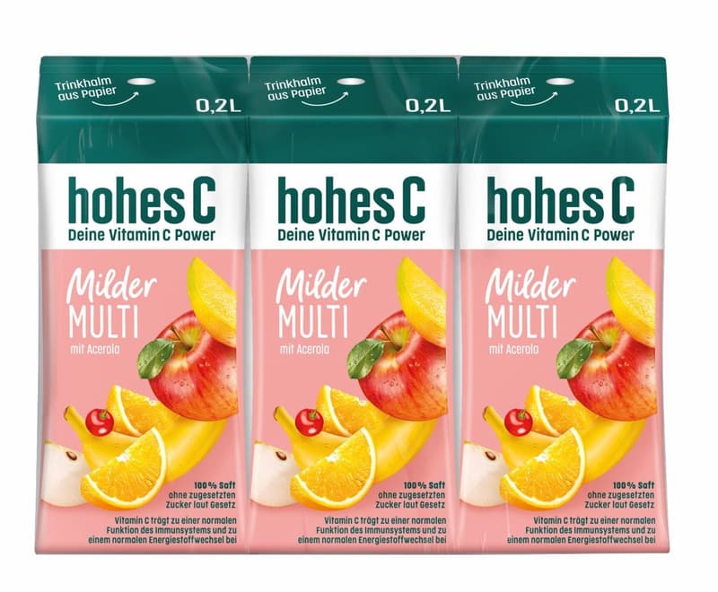 hohes C Milder Multivitamin 3 x 0,2l