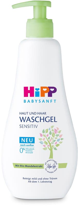 HiPP Babysanft Skin and Hair Wash Gel From the 1st day of life