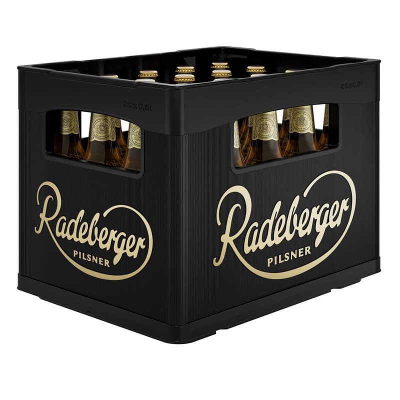 Radeberger Pilsener crate 20x0,5 l (on sale)