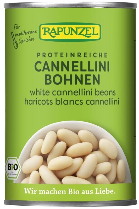 Rapunzel BIO White Cannellini Beans in a can