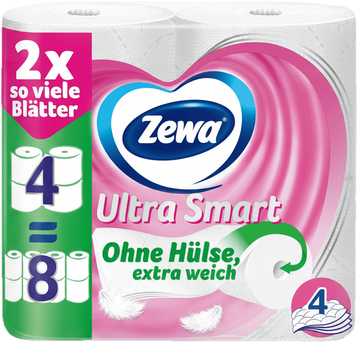 Zewa Ultra Smart 4x280 Blatt 4-lagig