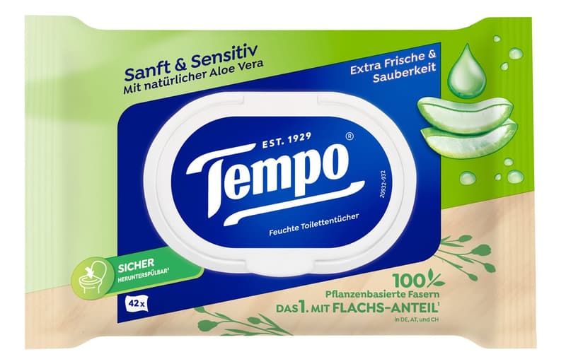 Tempo Sanft & Sensitiv Toilettentücher